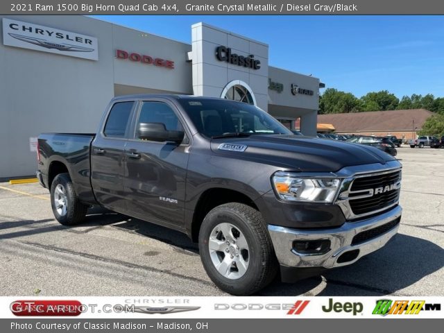 2021 Ram 1500 Big Horn Quad Cab 4x4 in Granite Crystal Metallic