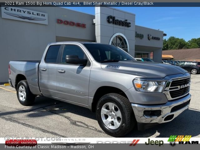 2021 Ram 1500 Big Horn Quad Cab 4x4 in Billet Silver Metallic