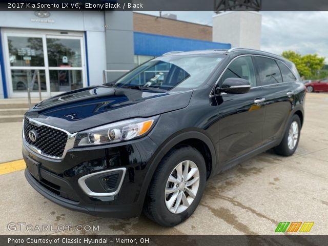 2017 Kia Sorento LX V6 in Ebony Black