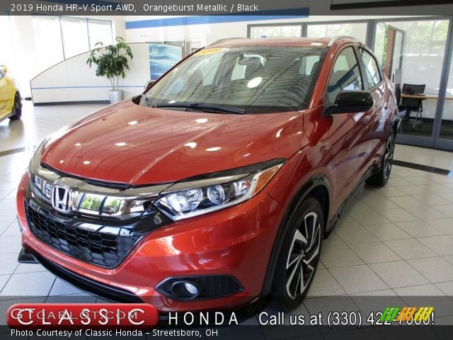 2019 Honda HR-V Sport AWD in Orangeburst Metallic