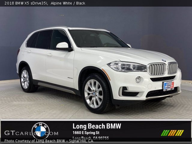 2018 BMW X5 sDrive35i in Alpine White