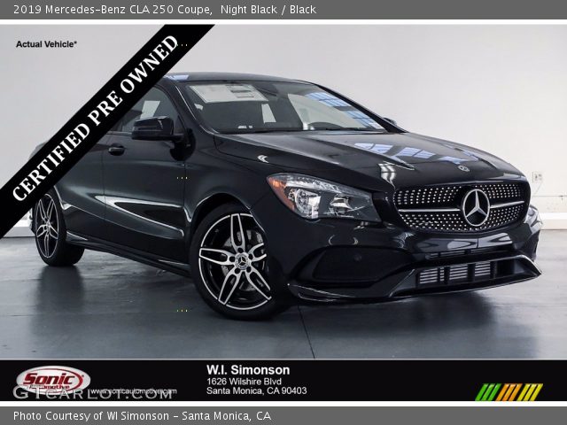 2019 Mercedes-Benz CLA 250 Coupe in Night Black