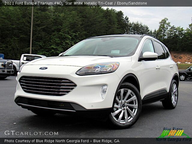 2021 Ford Escape Titanium 4WD in Star White Metallic Tri-Coat