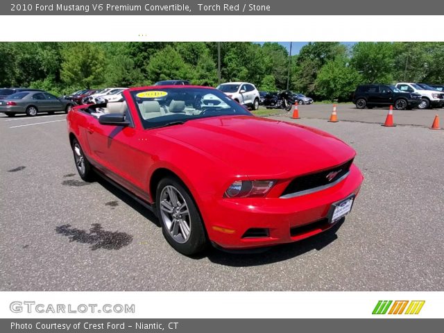 2010 Ford Mustang V6 Premium Convertible in Torch Red