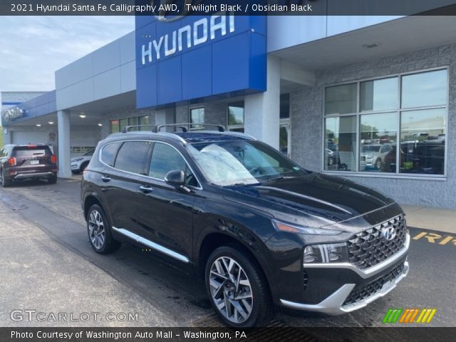 2021 Hyundai Santa Fe Calligraphy AWD in Twilight Black