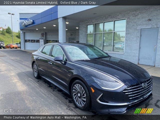 2021 Hyundai Sonata Limited Hybrid in Oxford Blue