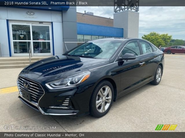 2018 Hyundai Sonata SEL in Phantom Black