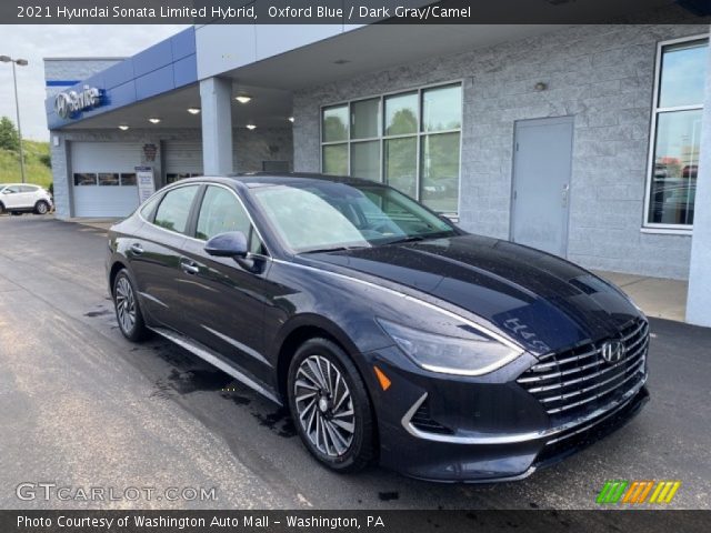2021 Hyundai Sonata Limited Hybrid in Oxford Blue