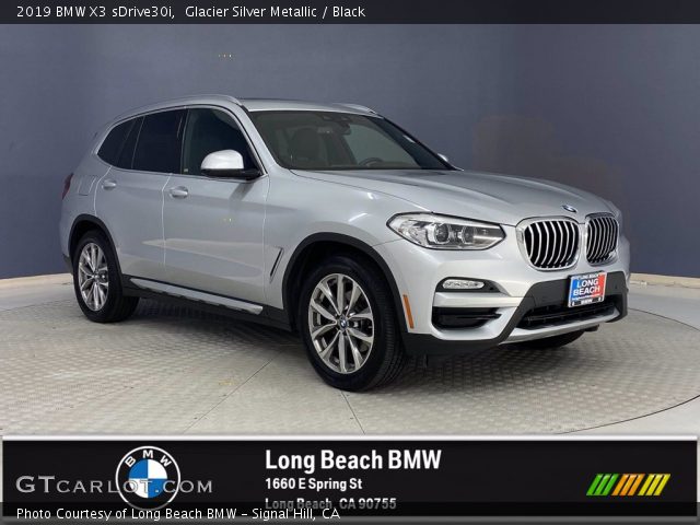 2019 BMW X3 sDrive30i in Glacier Silver Metallic