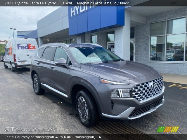 2021 Hyundai Santa Fe Hybrid Blue AWD in Magnetic Force Metallic