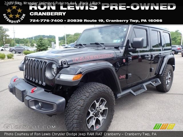 2019 Jeep Wrangler Unlimited Rubicon 4x4 in Black