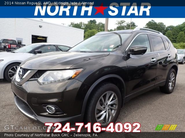 2014 Nissan Rogue SL AWD in Midnight Jade