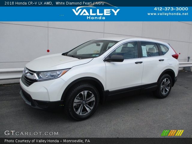 2018 Honda CR-V LX AWD in White Diamond Pearl