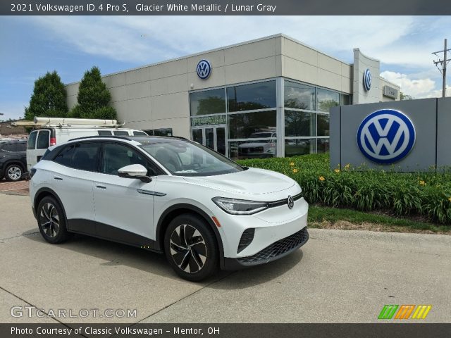 2021 Volkswagen ID.4 Pro S in Glacier White Metallic