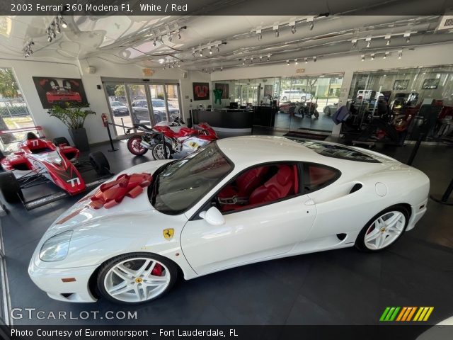 2003 Ferrari 360 Modena F1 in White