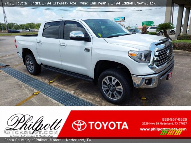 2021 Toyota Tundra 1794 CrewMax 4x4 in Wind Chill Pearl
