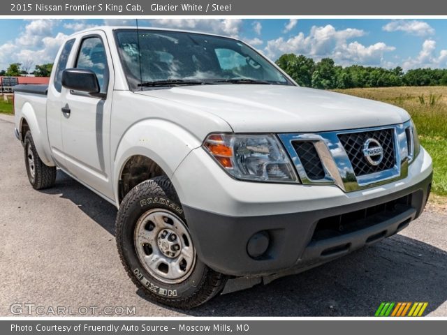 2015 Nissan Frontier S King Cab in Glacier White