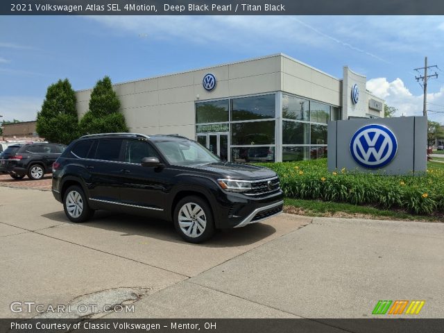 2021 Volkswagen Atlas SEL 4Motion in Deep Black Pearl