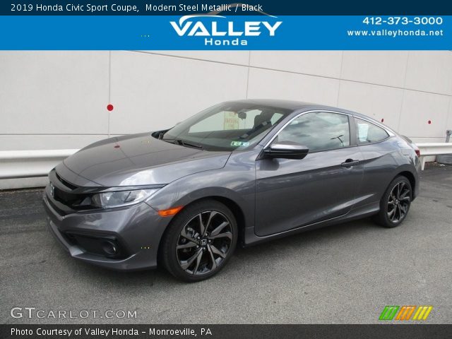 2019 Honda Civic Sport Coupe in Modern Steel Metallic