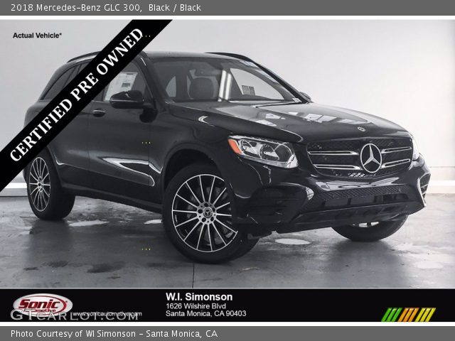 2018 Mercedes-Benz GLC 300 in Black