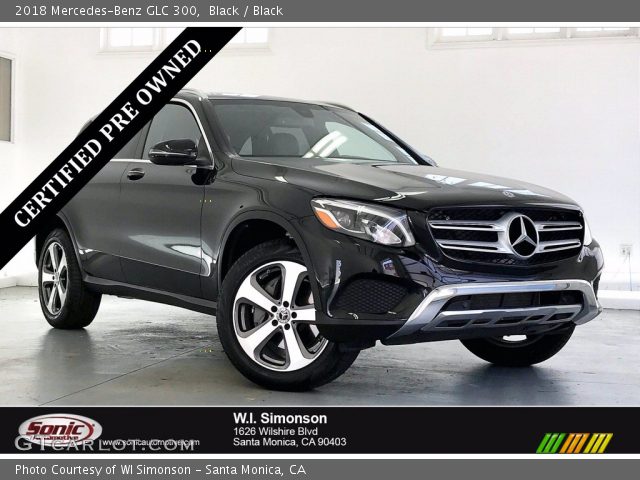 2018 Mercedes-Benz GLC 300 in Black