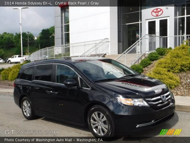 2014 Honda Odyssey EX-L in Crystal Black Pearl