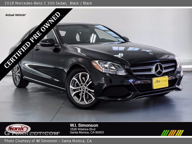 2018 Mercedes-Benz C 300 Sedan in Black