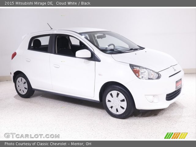 2015 Mitsubishi Mirage DE in Cloud White