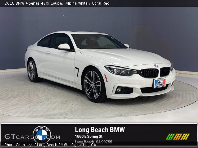 2018 BMW 4 Series 430i Coupe in Alpine White