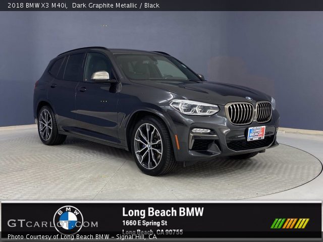2018 BMW X3 M40i in Dark Graphite Metallic