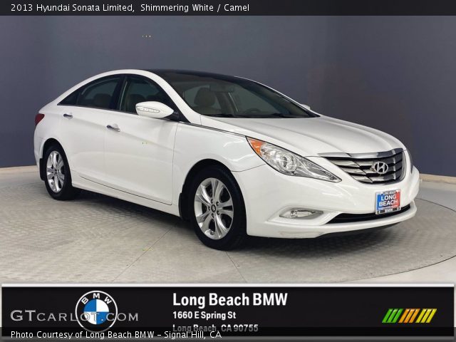 2013 Hyundai Sonata Limited in Shimmering White