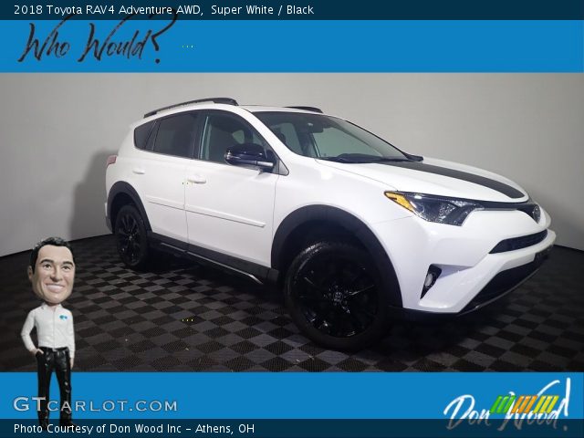 2018 Toyota RAV4 Adventure AWD in Super White