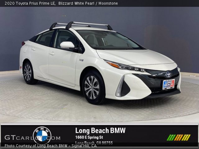 2020 Toyota Prius Prime LE in Blizzard White Pearl