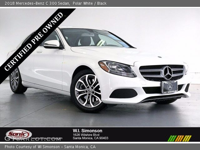 2018 Mercedes-Benz C 300 Sedan in Polar White