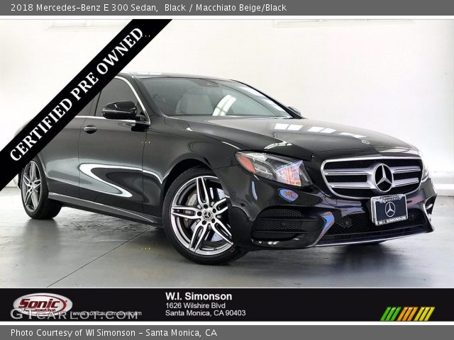 2018 Mercedes-Benz E 300 Sedan in Black