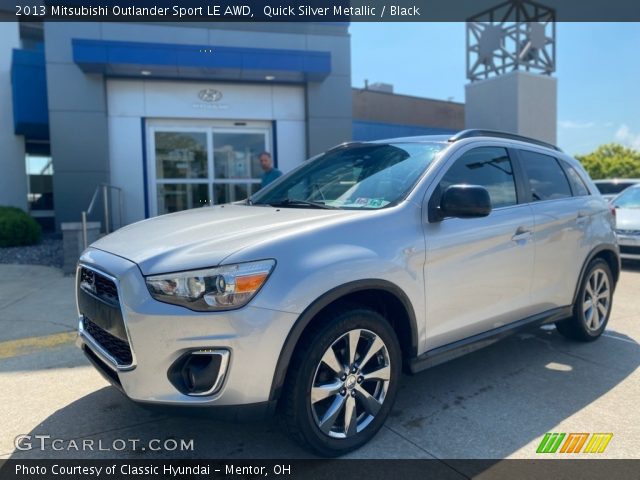 2013 Mitsubishi Outlander Sport LE AWD in Quick Silver Metallic