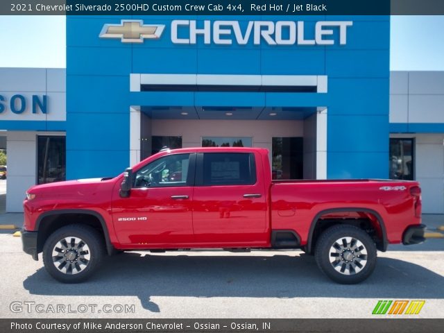 2021 Chevrolet Silverado 2500HD Custom Crew Cab 4x4 in Red Hot