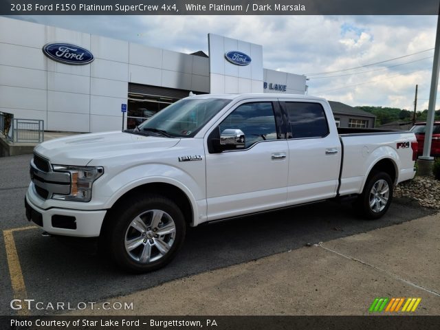 2018 Ford F150 Platinum SuperCrew 4x4 in White Platinum