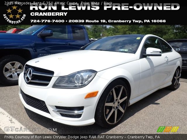 2015 Mercedes-Benz C 350 4Matic Coupe in Polar White