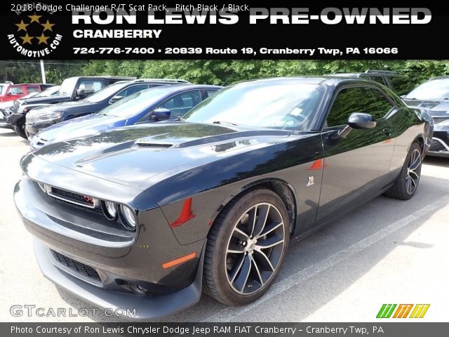 2018 Dodge Challenger R/T Scat Pack in Pitch Black