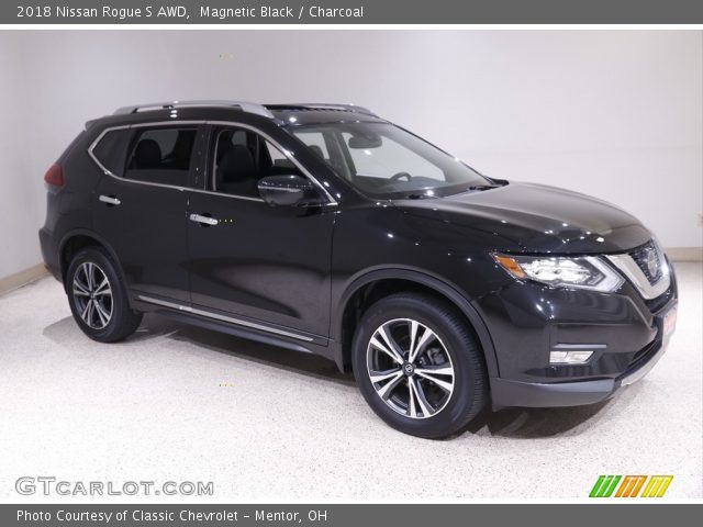 2018 Nissan Rogue S AWD in Magnetic Black