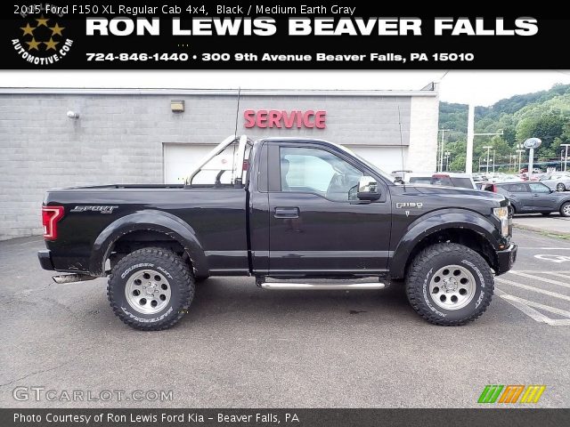 2015 Ford F150 XL Regular Cab 4x4 in Black