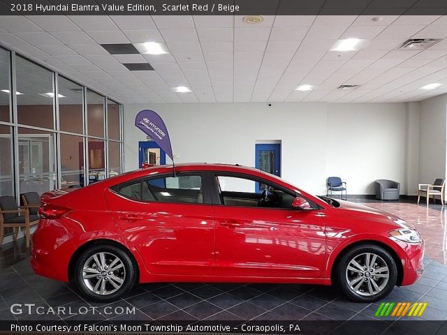 2018 Hyundai Elantra Value Edition in Scarlet Red