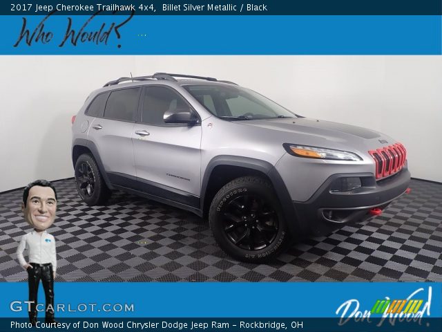 2017 Jeep Cherokee Trailhawk 4x4 in Billet Silver Metallic