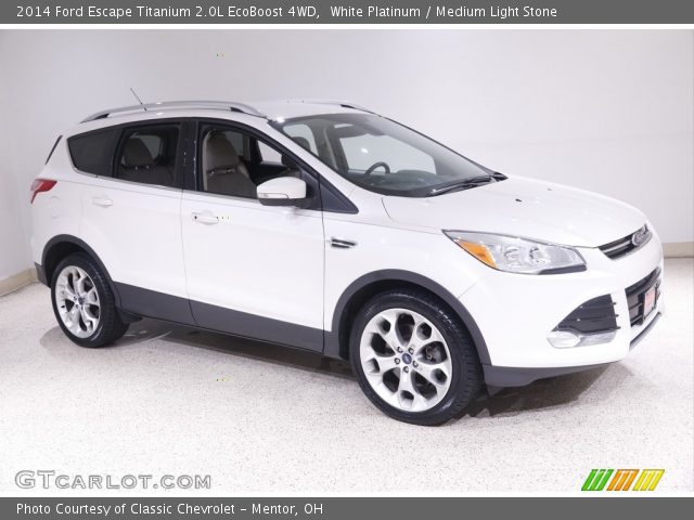 2014 Ford Escape Titanium 2.0L EcoBoost 4WD in White Platinum
