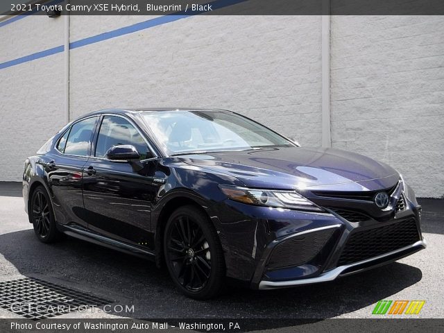 2021 Toyota Camry XSE Hybrid in Blueprint