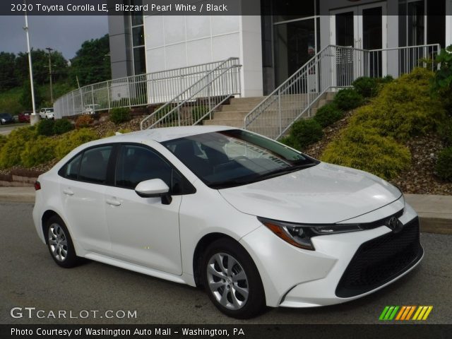 2020 Toyota Corolla LE in Blizzard Pearl White