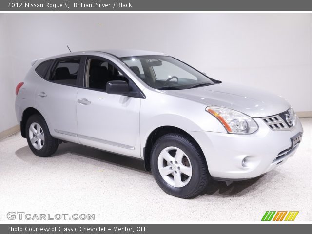 2012 Nissan Rogue S in Brilliant Silver