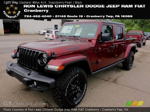 2021 Jeep Gladiator Willys 4x4 in Snazzberry Pearl