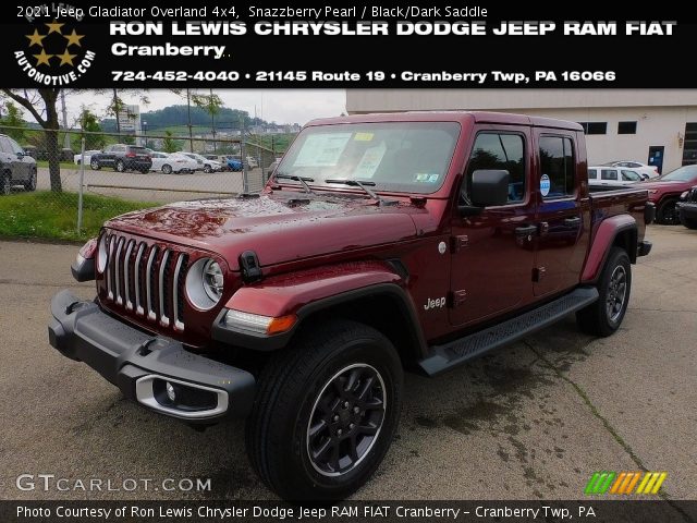2021 Jeep Gladiator Overland 4x4 in Snazzberry Pearl